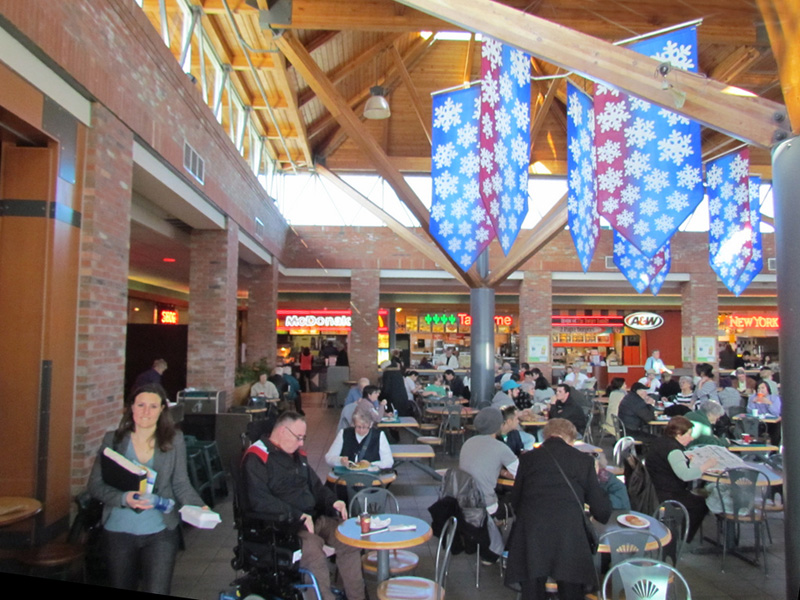 The Hillside Mall food court, truly the height of cuisine for Victoria teenager. 